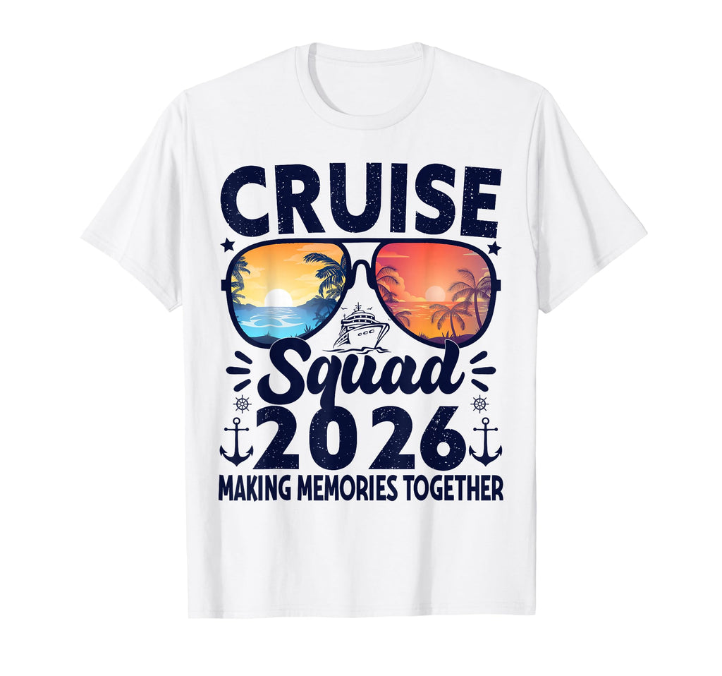 Cruise Squad 2026 Summer Vacation Trip T-Shirt - Custom Art Print Unisex - T-Shirt, Sweatshirt, Hoodie