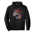 Horse 4Th July Horse American Usa Flag Hoodie - Trendy Graphic for Adults - T-Shirt, Sweatshirt, Hoodie