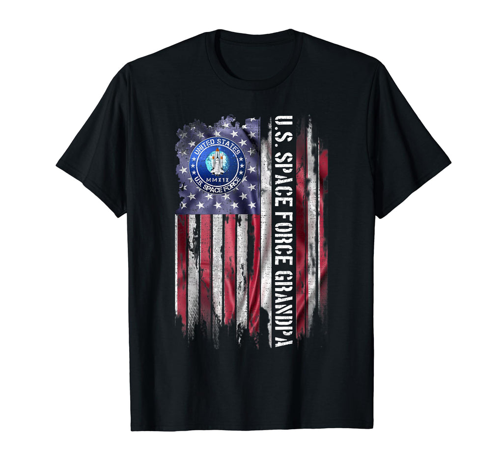 Usa American Flag Proud Us Space Force T-Shirt - Trendy Graphic Unisex - T-Shirt, Sweatshirt, Hoodie