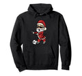 Funny Santa Flossing Soccer Teen Tweens Hoodie - Graphic Print for Adults - T-Shirt, Sweatshirt, Hoodie