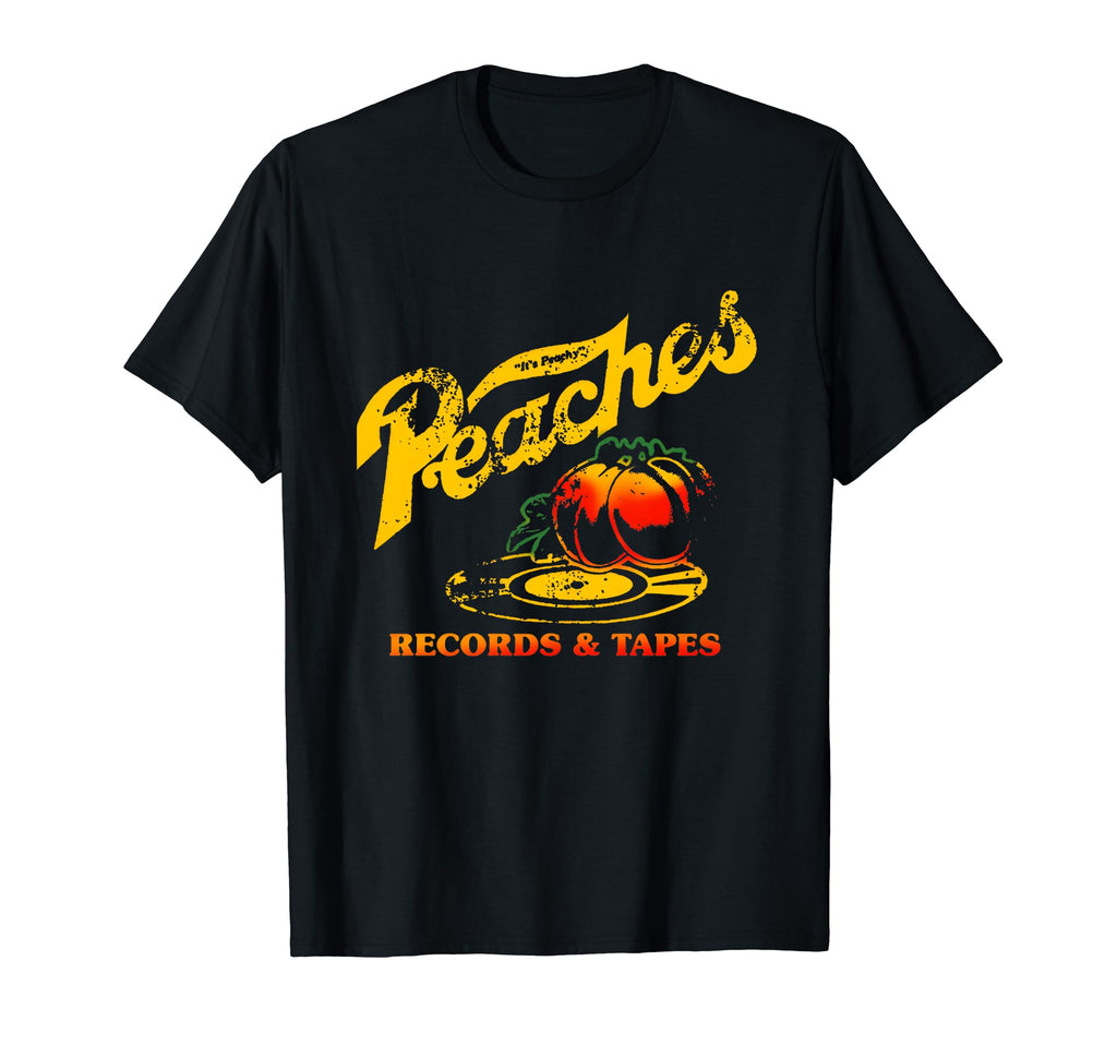 Peaches Music Records And Tapes 1975 T-Shirt - Fun Novelty Design Men Women - T-Shirt, Sweatshirt, Hoodie
