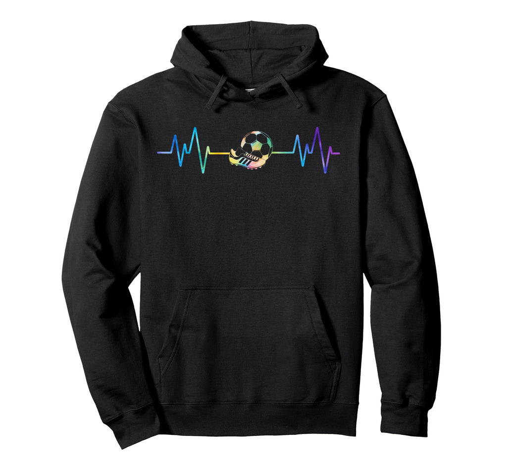 Soccer Heartbeat Lover And Hoodie - Casual Everyday Wear Unisex - T-Shirt, Sweatshirt, Hoodie