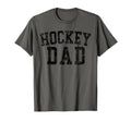 Hockey Dad Birthday Bold Font T-Shirt - Casual Everyday Wear Men Women - T-Shirt, Sweatshirt, Hoodie