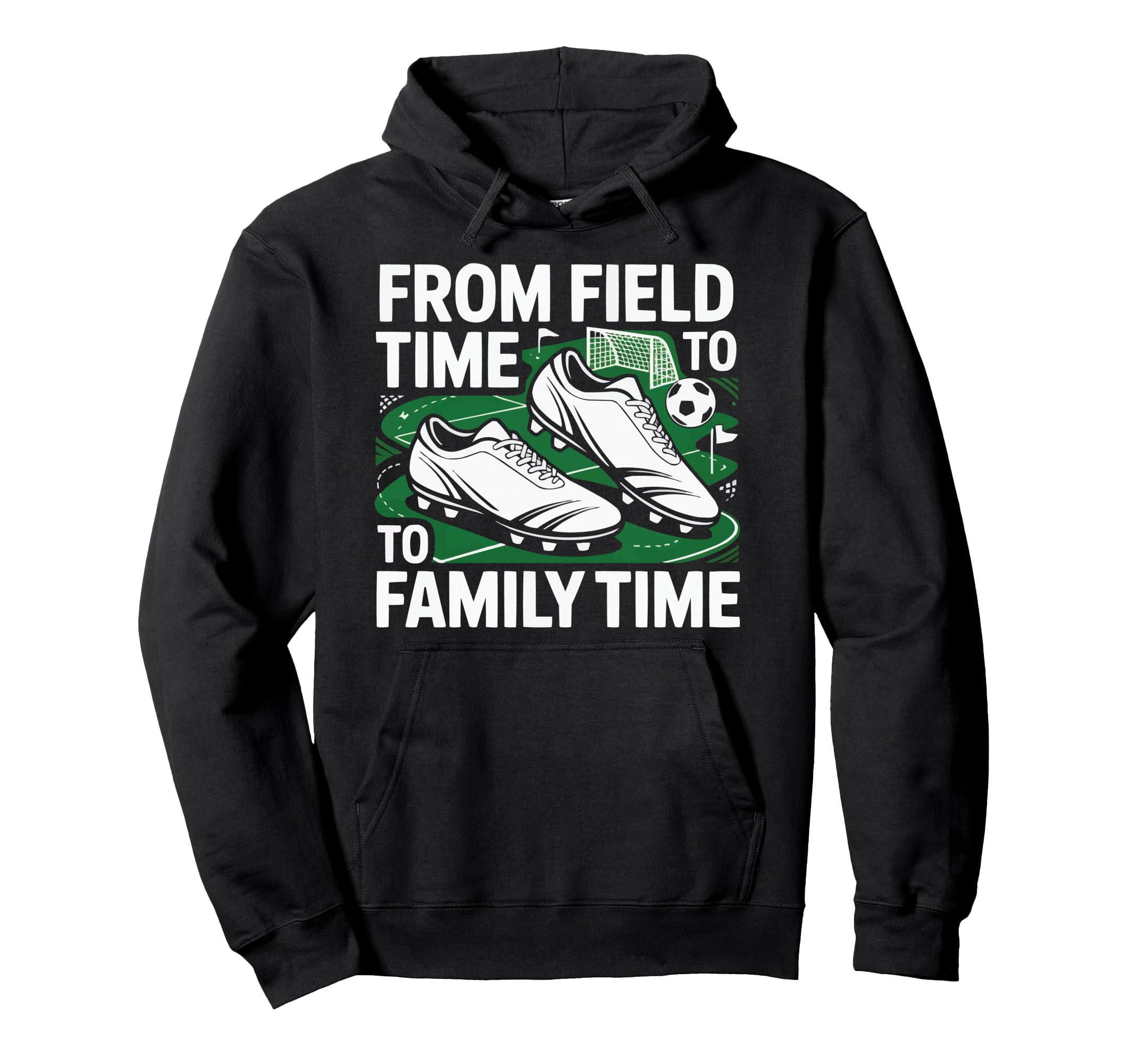 Soccer Player Soccer Dad Kick Sport Soccer Hoodie - Graphic Print Unisex - T-Shirt, Sweatshirt, Hoodie