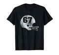 Football Jersey Number 67 Player T-Shirt - Casual Everyday Wear Men Women - T-Shirt, Sweatshirt, Hoodie