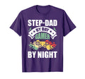 Step Dad Day Gamer Night Video Game T-Shirt - Graphic Print for Adults - T-Shirt, Sweatshirt, Hoodie