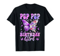 Pop Pop Birthday Butterfly Family T-Shirt - Trendy Graphic for Adults - T-Shirt, Sweatshirt, Hoodie