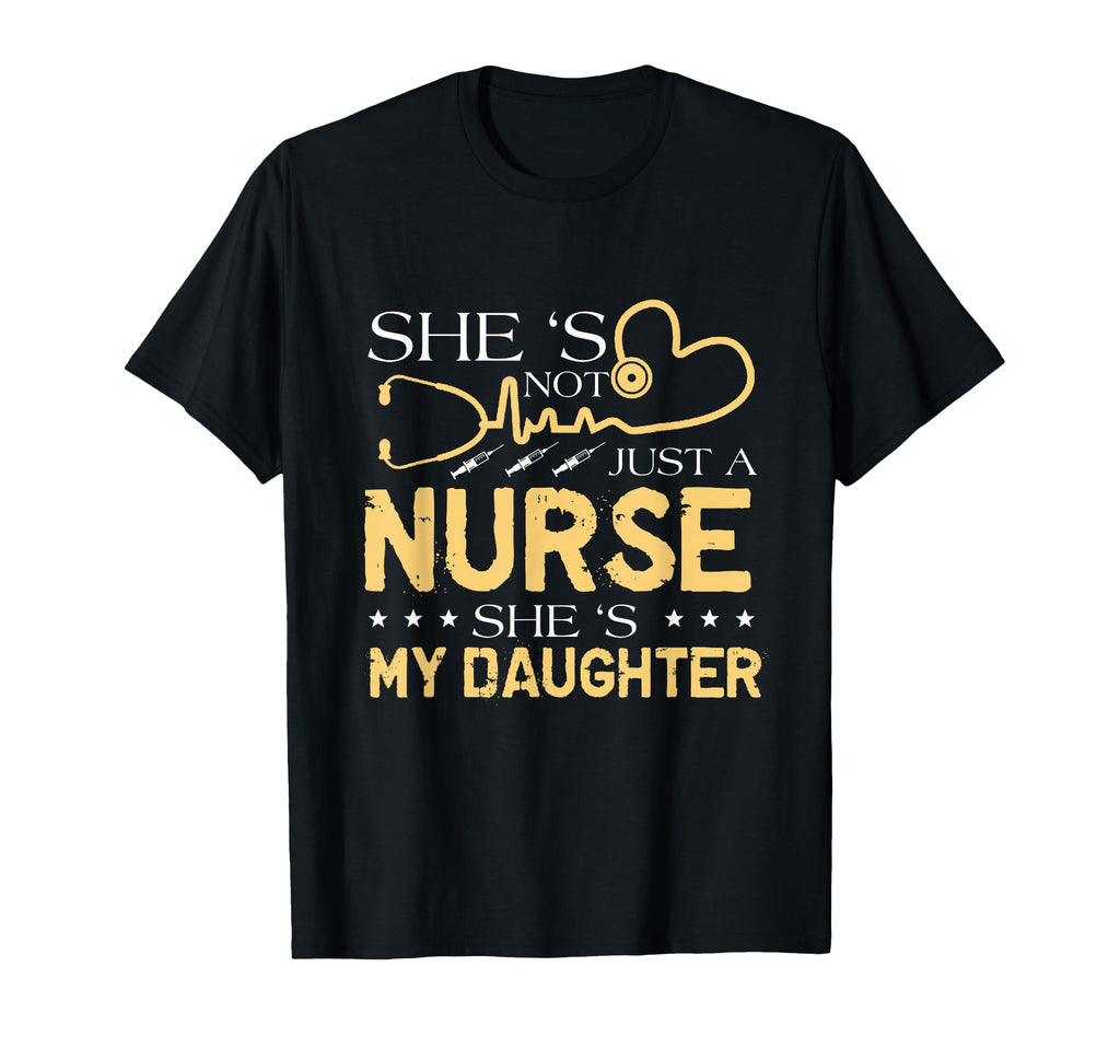 My Daughter Is Nurse Proud Nurses Mom T-Shirt - Streetwear Style Unisex - T-Shirt, Sweatshirt, Hoodie