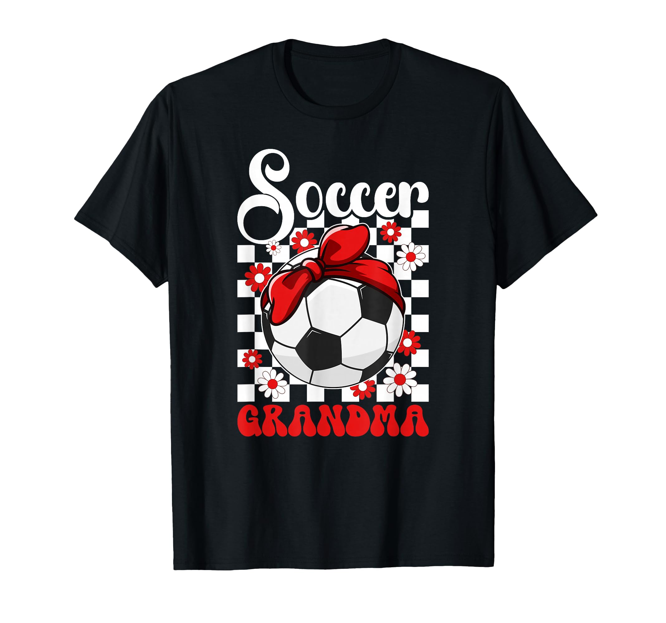 Soccer Grandma Groovy Grandma Soccer T-Shirt - Graphic Print Men Women - T-Shirt, Sweatshirt, Hoodie