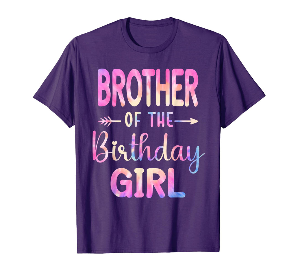 Brother Birthday Tie Dye Colorful Bday T-Shirt - Aesthetic Graphic Unisex - T-Shirt, Sweatshirt, Hoodie