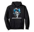Soccer Mom Bow Football Mama Mothers Hoodie - Novelty Apparel Men Women - T-Shirt, Sweatshirt, Hoodie