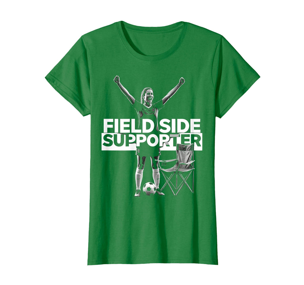 Field Side Supporter Soccer Mom T-Shirt - Custom Art Print for Adults - T-Shirt, Sweatshirt, Hoodie