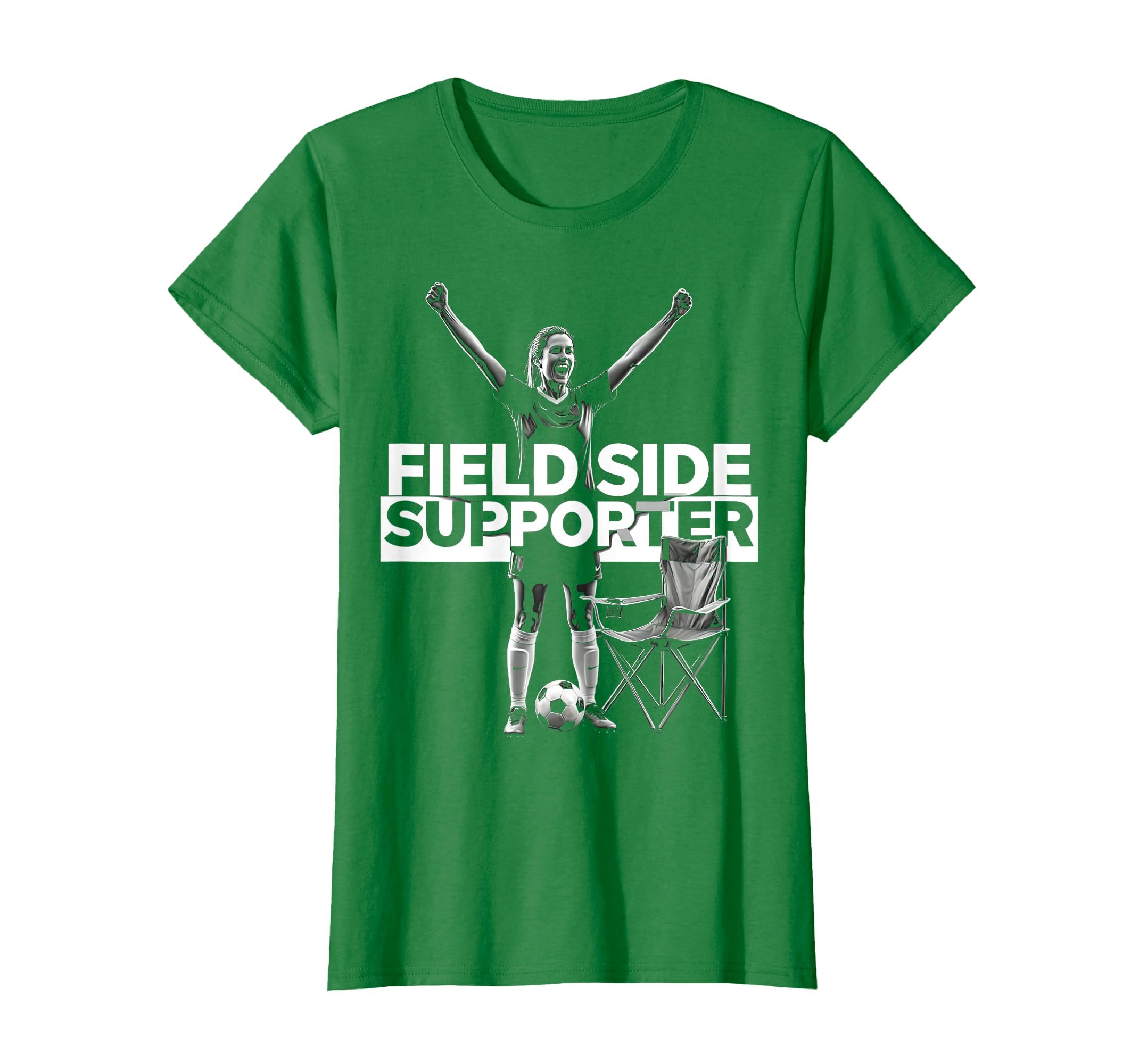 Field Side Supporter Soccer Mom T-Shirt - Custom Art Print for Adults - T-Shirt, Sweatshirt, Hoodie
