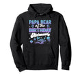 Papa Bear Dad Birthday Mermaid Hoodie - Streetwear Style Men Women - T-Shirt, Sweatshirt, Hoodie