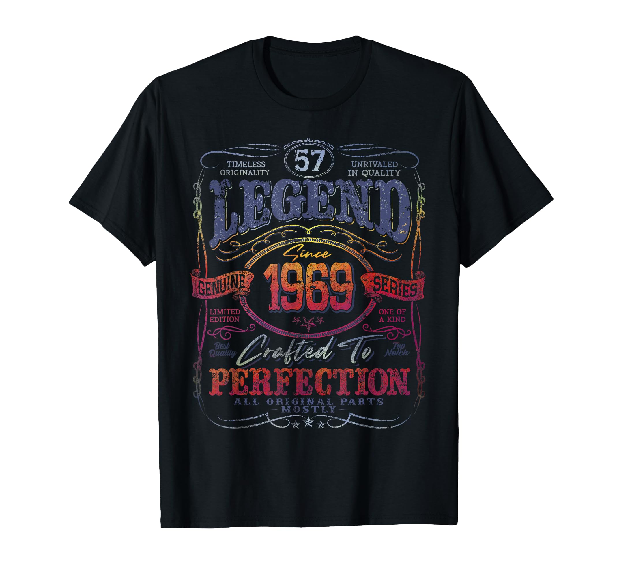 1969 57 Year Old 57Th Birthday T-Shirt - Casual Everyday Wear Men Women - T-Shirt, Sweatshirt, Hoodie