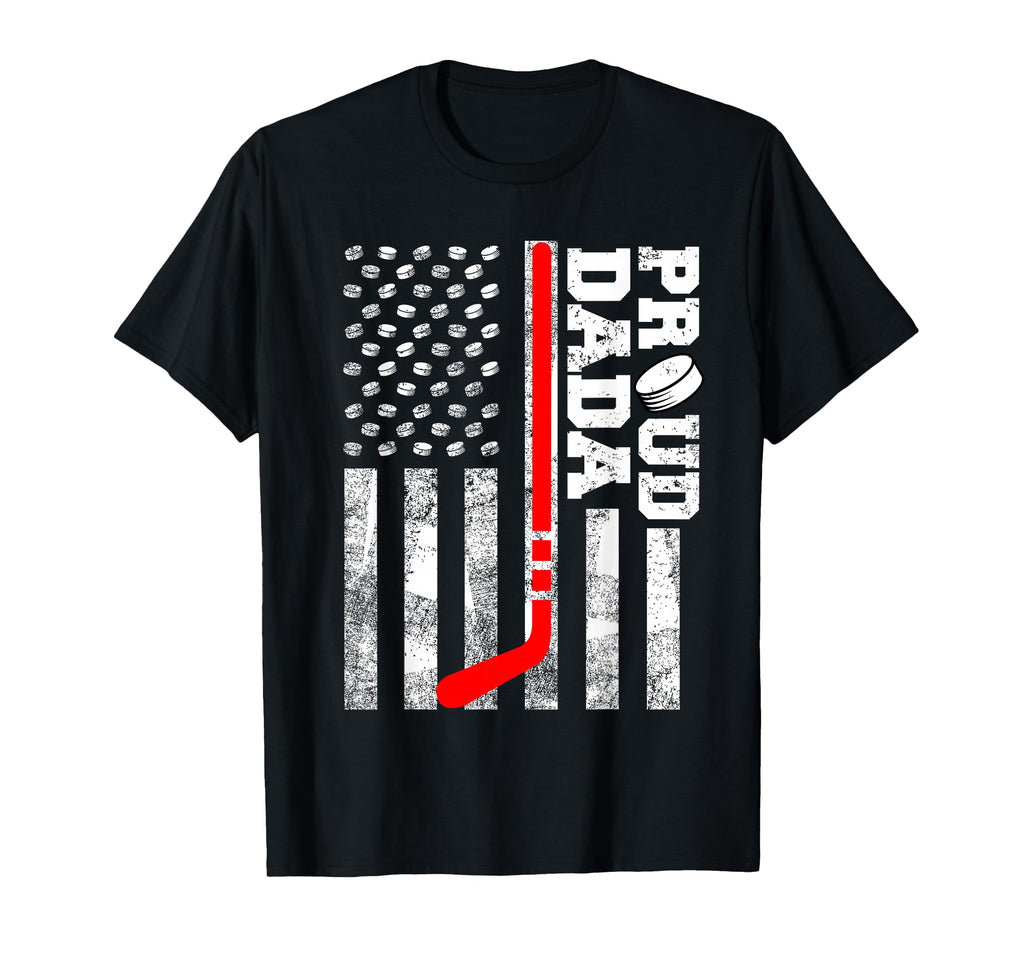 Proud Dada American Distressed Flag T-Shirt - Novelty Apparel Unisex - T-Shirt, Sweatshirt, Hoodie
