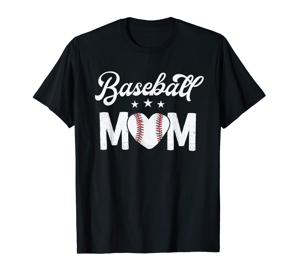 Mom Baseball Mothers Day Gift Her Mama T-Shirt - Custom Art Print Unisex - T-Shirt, Sweatshirt, Hoodie