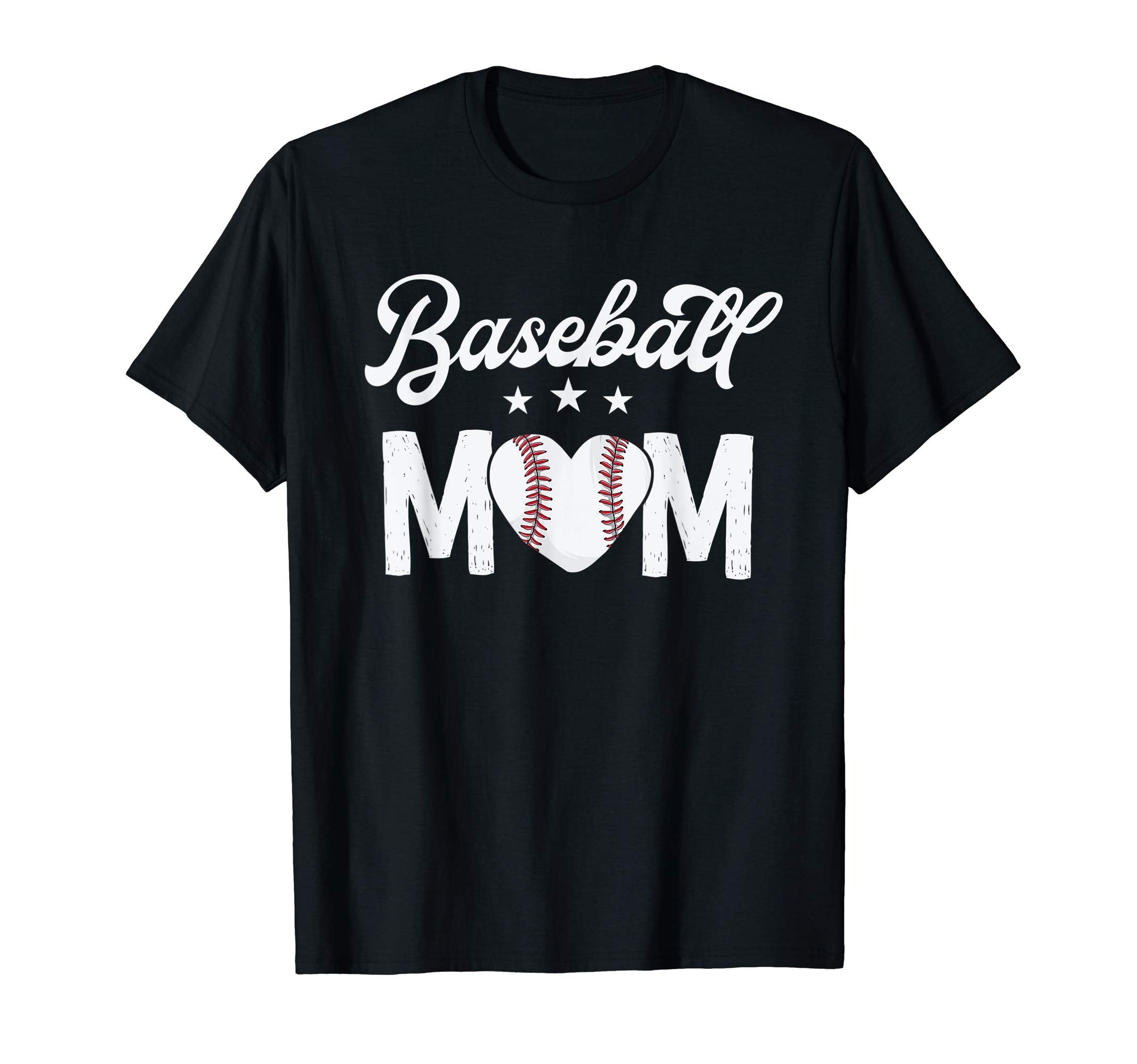 Mom Baseball Mothers Day Gift Her Mama T-Shirt - Custom Art Print Unisex - T-Shirt, Sweatshirt, Hoodie