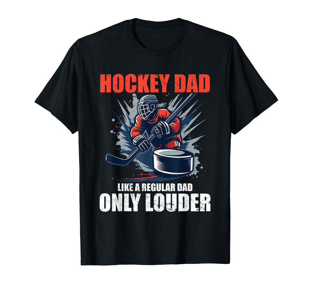 Hockey Dad Gift Hoodie - Aesthetic Graphic Unisex - T-Shirt, Sweatshirt, Hoodie