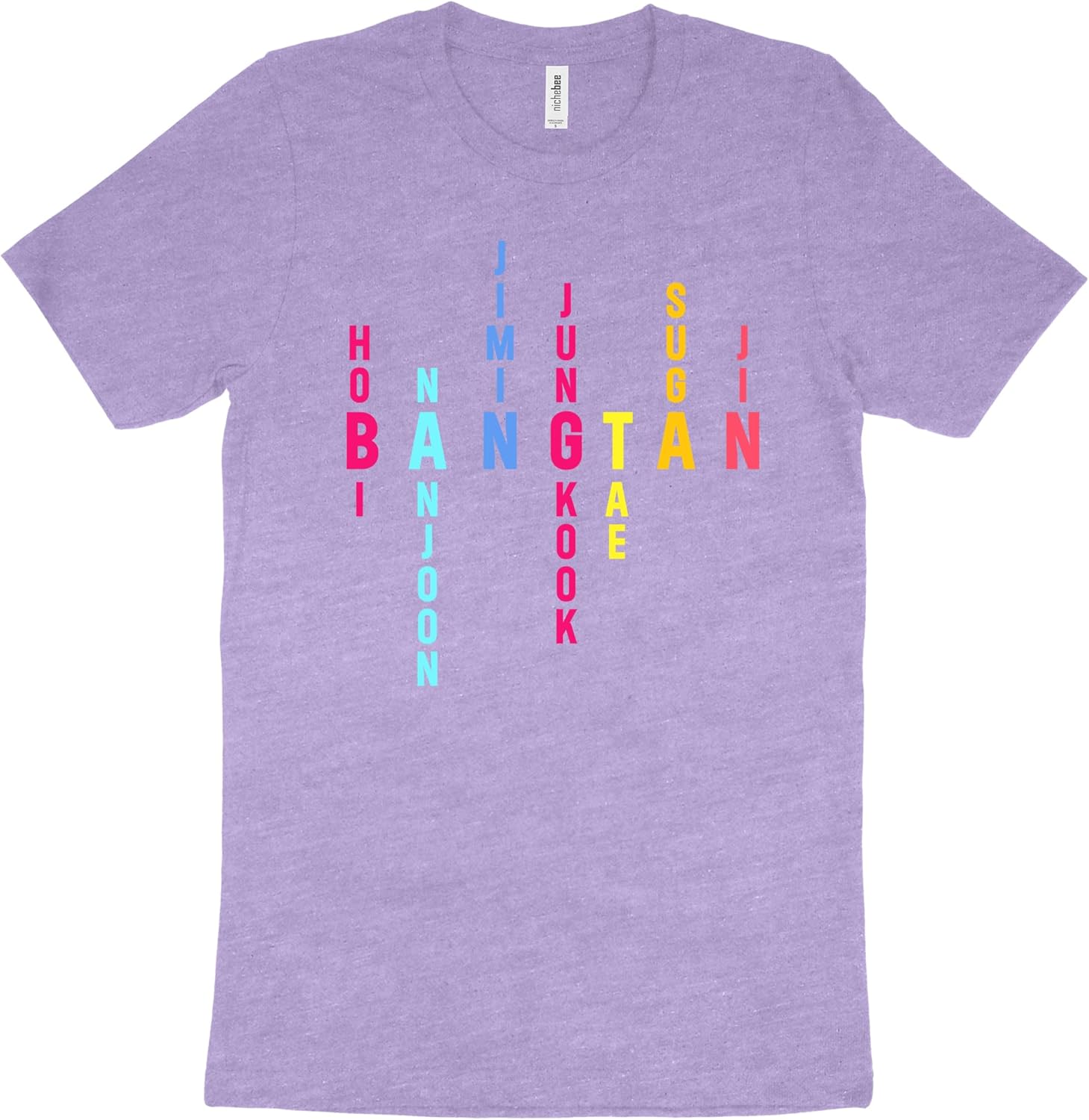 Seven Stars Acrostic Graphic Premium Cotton Boy Band - Adult & Kids T-Shirts, Sweatshirts & Hoodies apparel design preview 1
