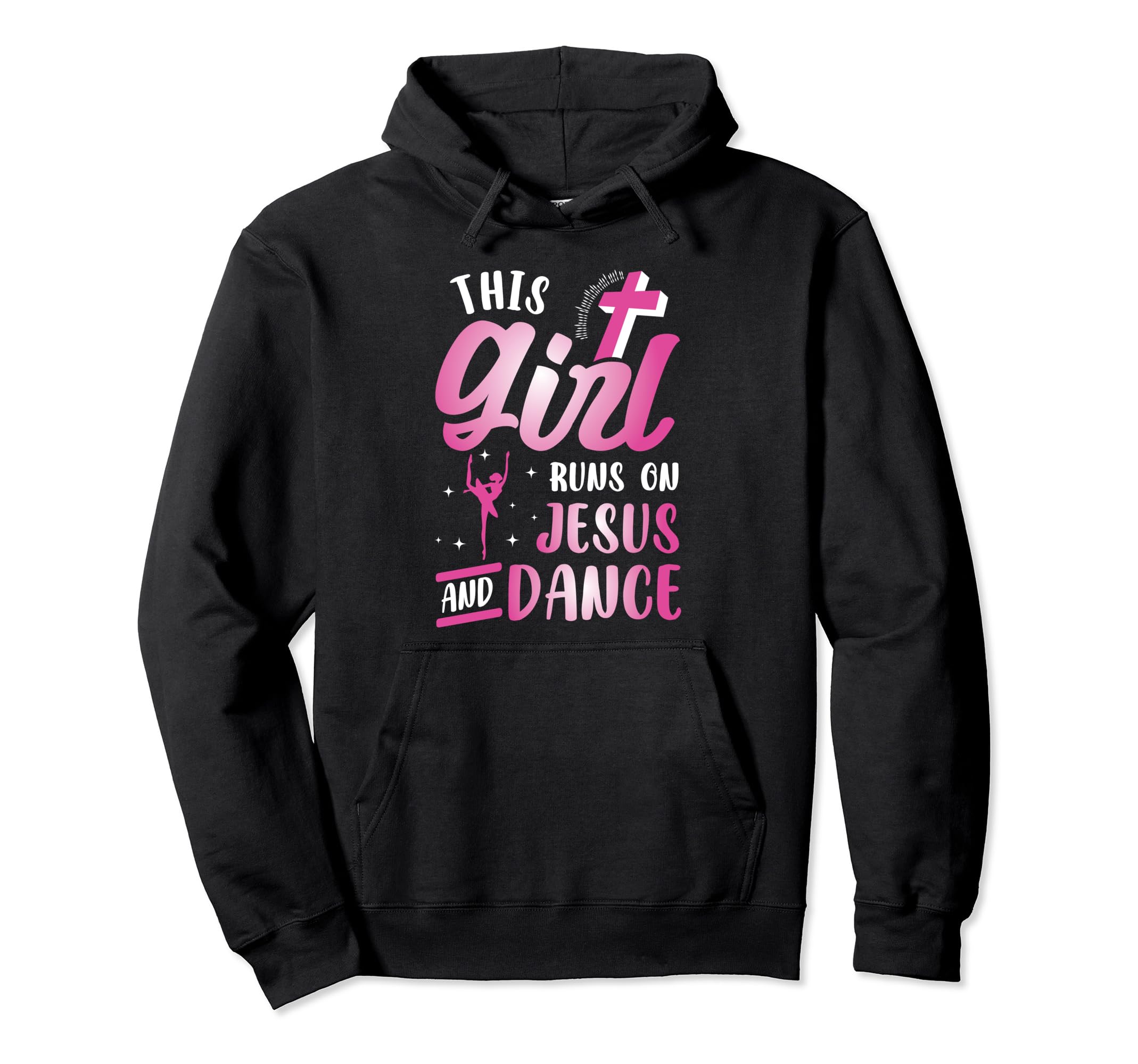 This Runs Jesus And Dance Christian Hoodie - Minimalist Print Men Women - T-Shirt, Sweatshirt, Hoodie