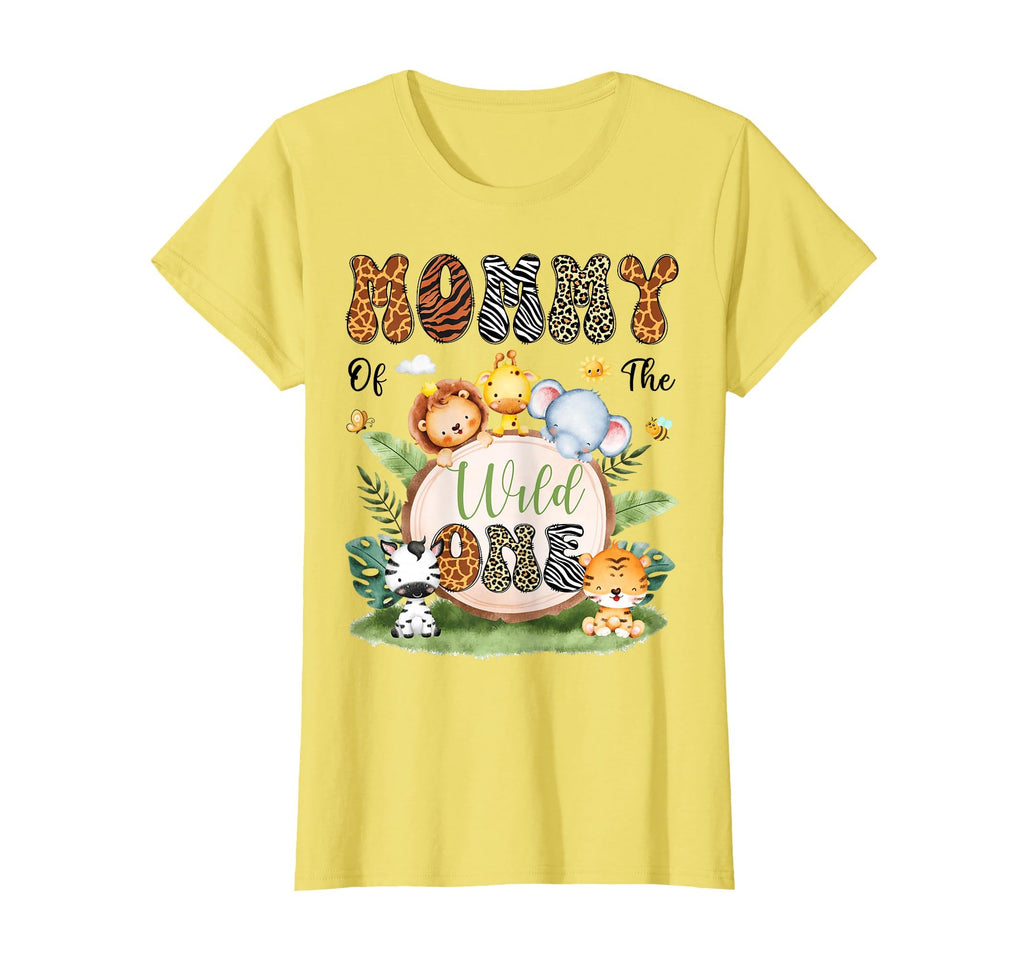 Mommy Wild One Safari Jungle 1St T-Shirt - Casual Everyday Wear Men Women - T-Shirt, Sweatshirt, Hoodie