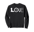 Love Bmx Racing Cycling Biking Sweatshirt - Casual Everyday Wear Men Women - T-Shirt, Sweatshirt, Hoodie