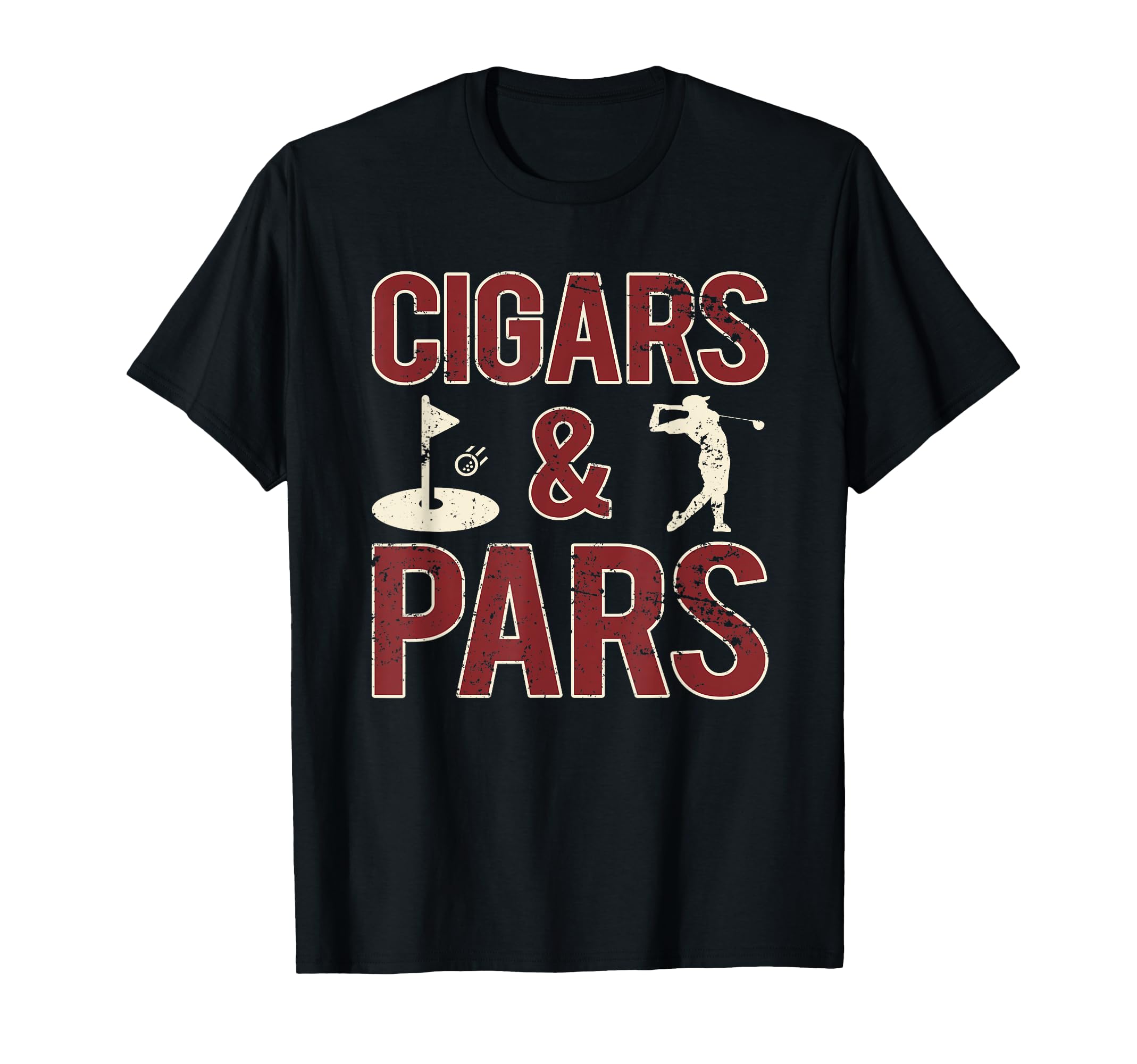 Funny Cigars Pars Golf Golfer Gift Dad T-Shirt - Trendy Graphic Men Women - T-Shirt, Sweatshirt, Hoodie