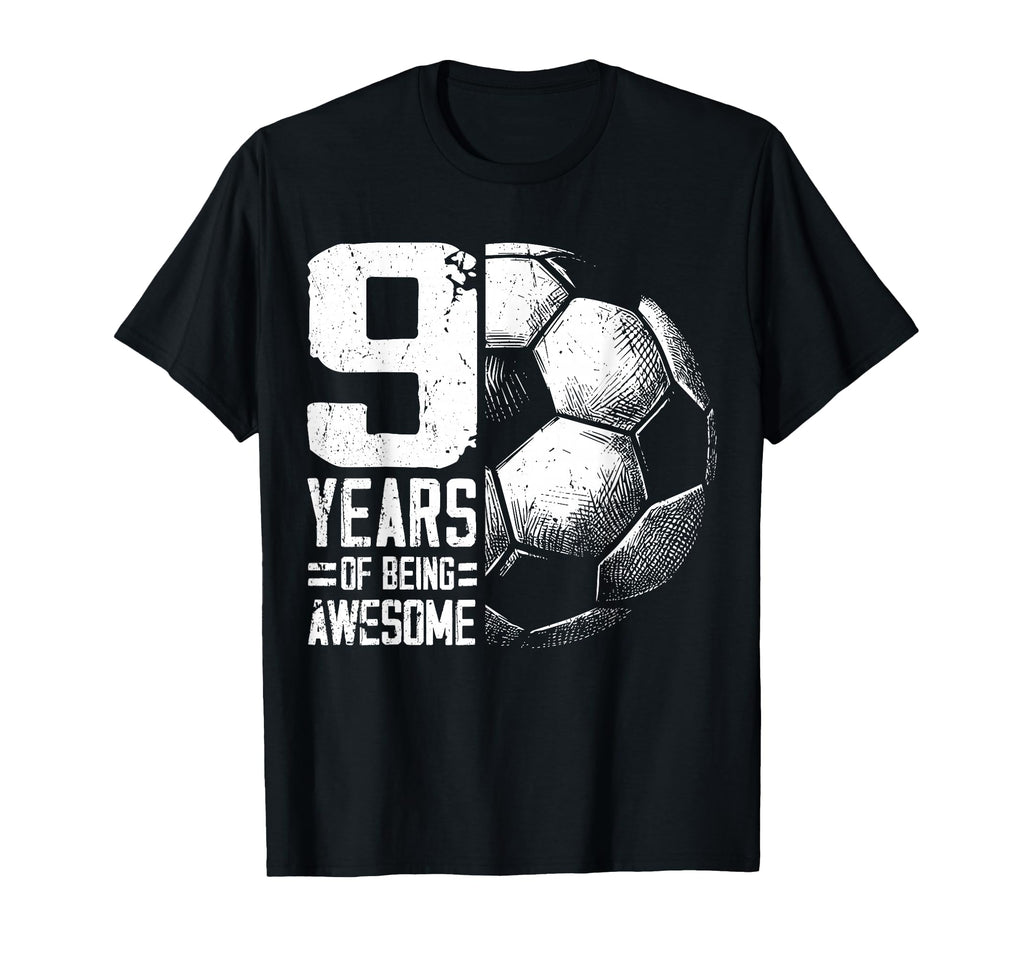 9Th Birthday Soccer Player T-Shirt - Casual Everyday Wear for Adults - T-Shirt, Sweatshirt, Hoodie
