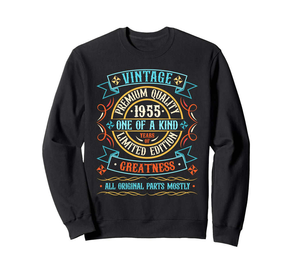 1955 T Shirts Funny 1955 Sweatshirt - Fun Novelty Design for Adults - T-Shirt, Sweatshirt, Hoodie
