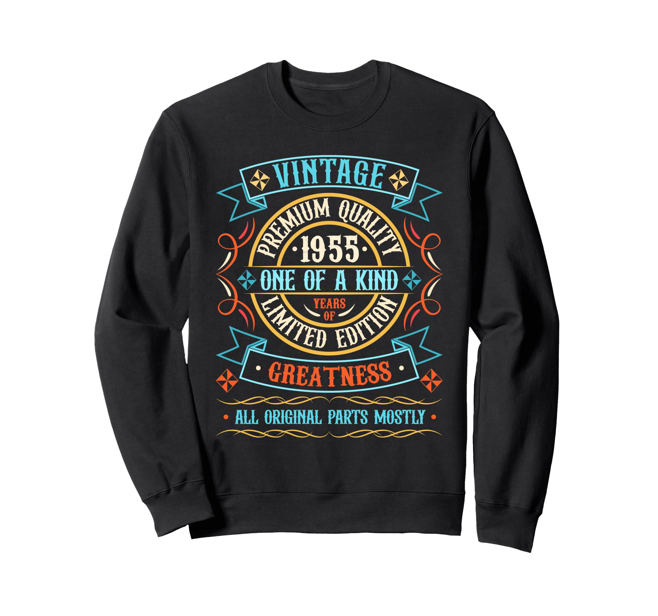1955 T Shirts Funny 1955 Sweatshirt - Fun Novelty Design for Adults - T-Shirt, Sweatshirt, Hoodie