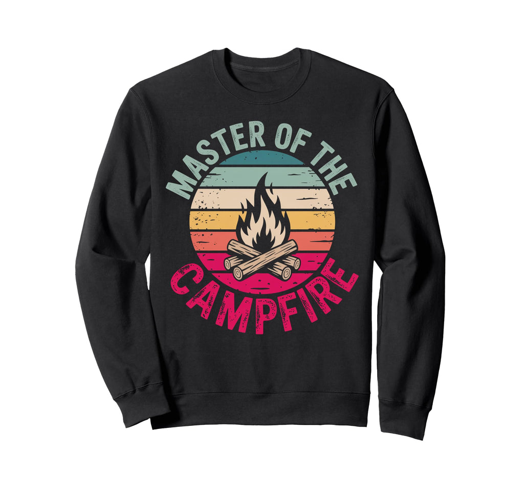 Master Campfire Dad Camping Gifts Sweatshirt - Unique Graphic for Adults - T-Shirt, Sweatshirt, Hoodie