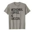 Weekends Coffee And Soccer Funny Soccer T-Shirt - Aesthetic Graphic Unisex - T-Shirt, Sweatshirt, Hoodie