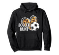 Soccer Aunt Soccer Player Aunt Leopard Hoodie - Novelty Apparel for Adults - T-Shirt, Sweatshirt, Hoodie