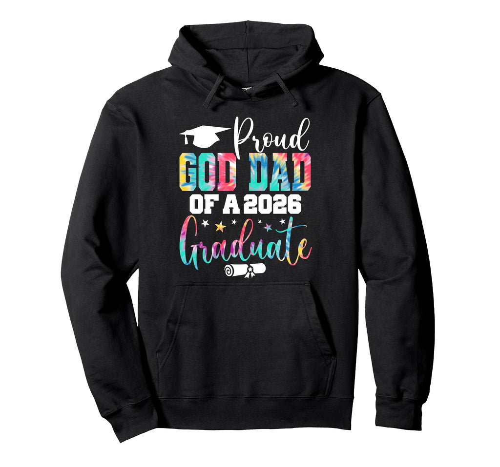Senior 2026 Proud God Dad Class Hoodie - Fun Novelty Design for Adults - T-Shirt, Sweatshirt, Hoodie