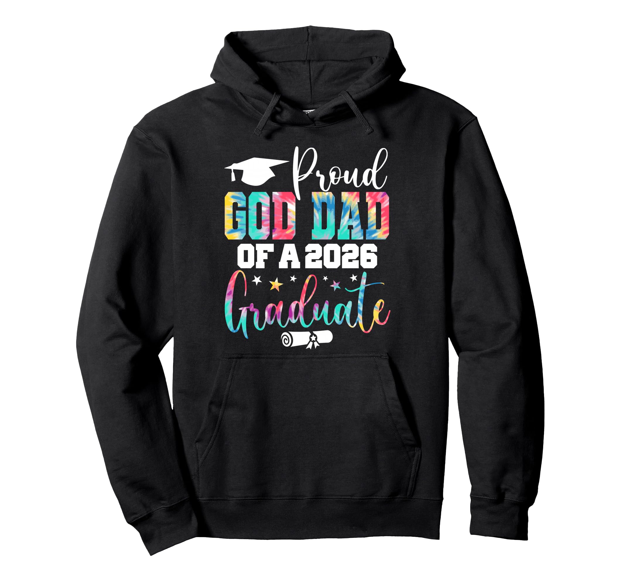 Senior 2026 Proud God Dad Class Hoodie - Fun Novelty Design for Adults - T-Shirt, Sweatshirt, Hoodie