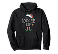Soccer Elf Matching Family Soccer Elf Hoodie - Graphic Print for Adults - T-Shirt, Sweatshirt, Hoodie