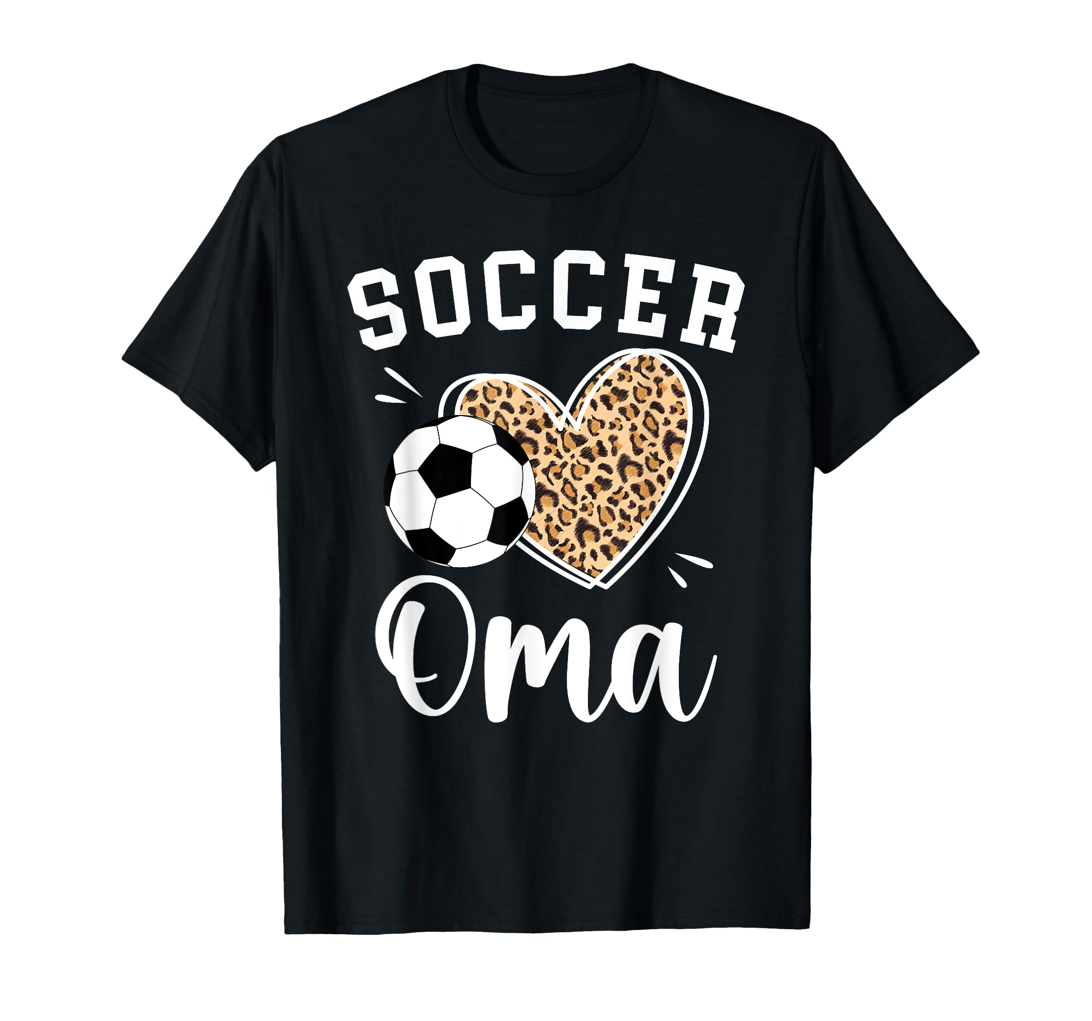 Soccer Oma Heart Grandma Oma Soccer T-Shirt - Custom Art Print for Adults - T-Shirt, Sweatshirt, Hoodie