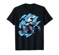 Shark Monster Truck Paint Splatter Monster T-Shirt - Graphic Print Unisex - T-Shirt, Sweatshirt, Hoodie