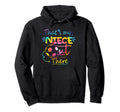 Thats My Niece Out There Soccer Aunt Hoodie - Minimalist Print for Adults - T-Shirt, Sweatshirt, Hoodie