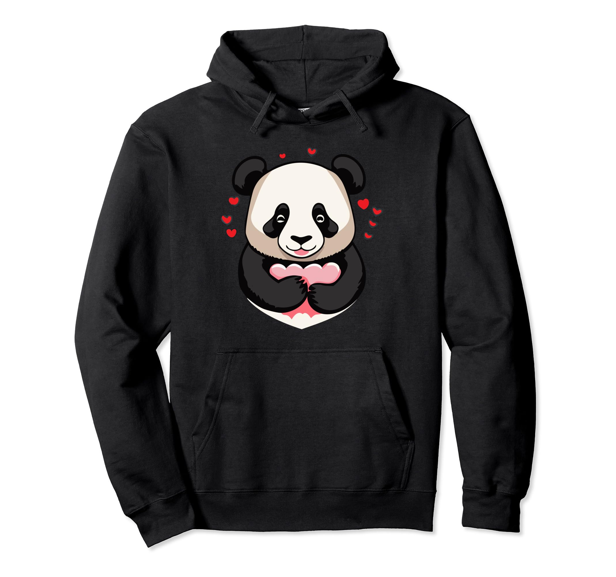 Love Panda Valentines Day Bear Hunt Mama Hoodie - Trendy Graphic Men Women - T-Shirt, Sweatshirt, Hoodie