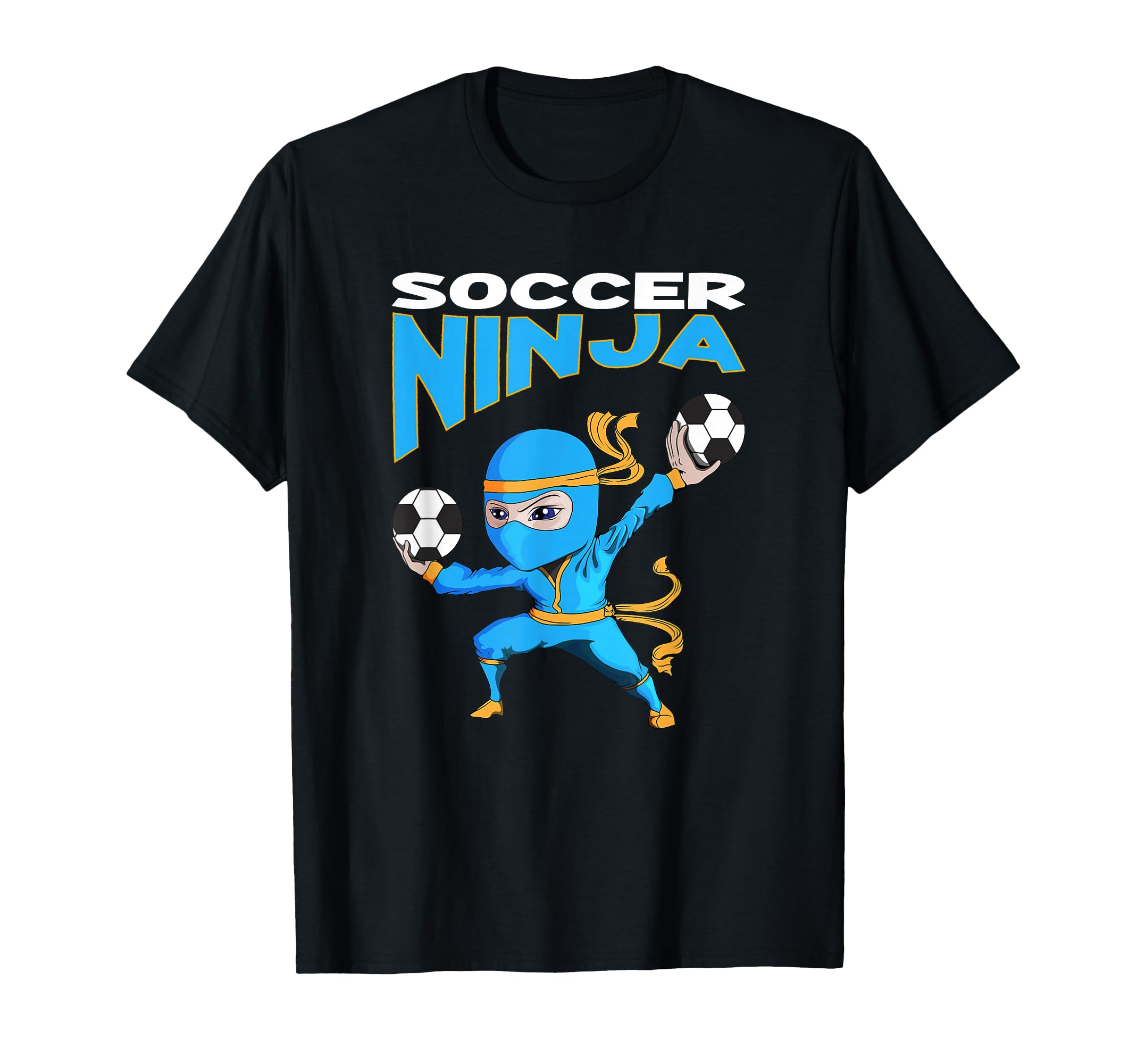 Soccer Ninja Soccer Ninjas Playing T-Shirt - Minimalist Print for Adults - T-Shirt, Sweatshirt, Hoodie