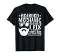 Bearded Mechanic I Fix Stupid Grow T-Shirt - Novelty Apparel Men Women - T-Shirt, Sweatshirt, Hoodie