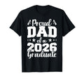 Mens Proud Dad 2026 Graduate Senior T-Shirt - Graphic Print for Adults - T-Shirt, Sweatshirt, Hoodie