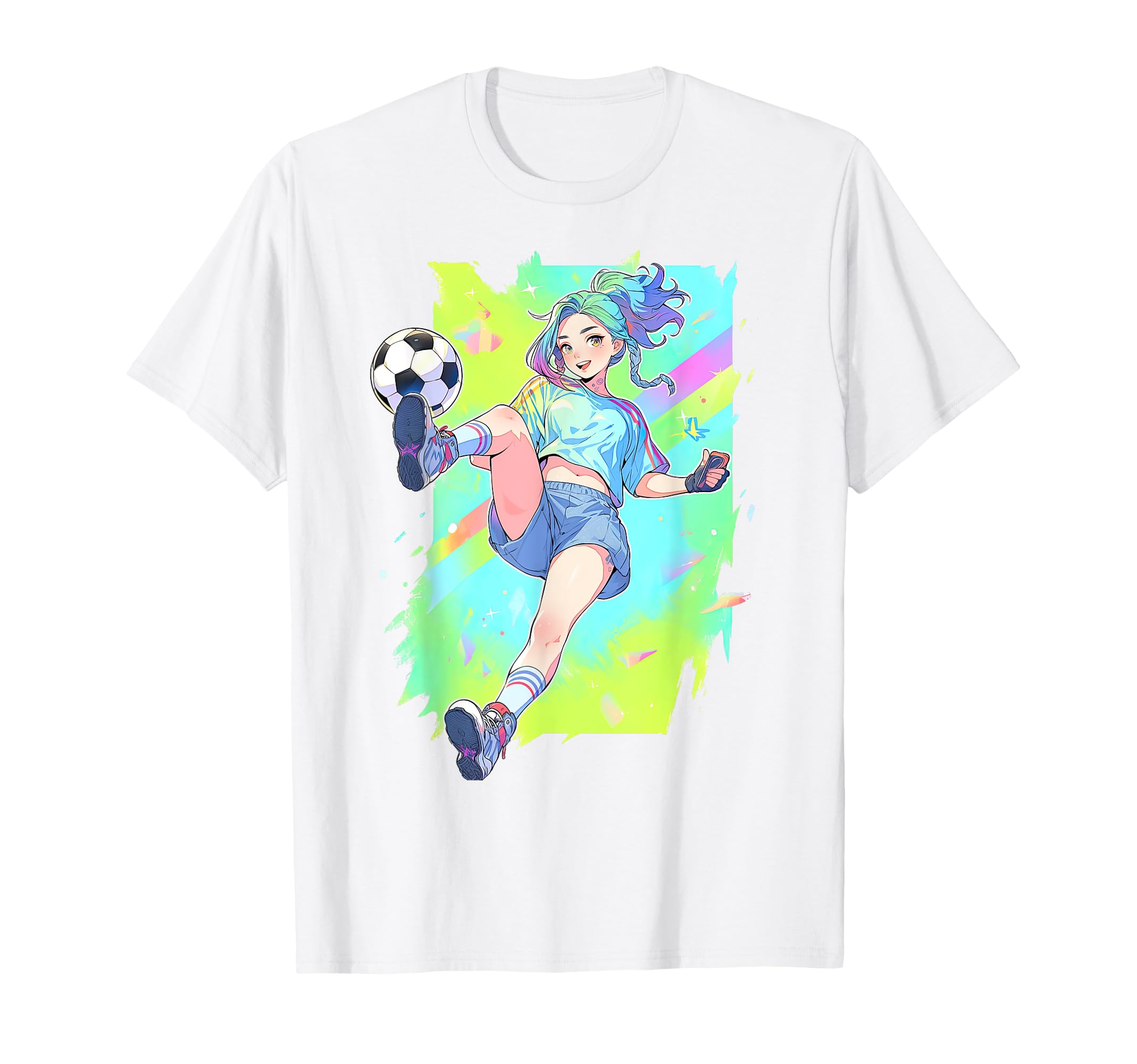 Soccer Funny Pastel Japan Anime T-Shirt - Trendy Graphic Men Women - T-Shirt, Sweatshirt, Hoodie