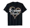 Proud Soccer Aunt Leopard Soccer Auntie T-Shirt - Unique Graphic Men Women - T-Shirt, Sweatshirt, Hoodie
