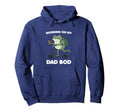 Working My Dad Bod Funny Frog Fathers Hoodie - Trendy Graphic for Adults - T-Shirt, Sweatshirt, Hoodie