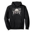 Patriotic American Flag Baseball Baseball Hoodie - Unique Graphic Men Women - T-Shirt, Sweatshirt, Hoodie