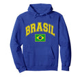 Brazil Brazilian Flag Brasil Hoodie - Graphic Print for Adults - T-Shirt, Sweatshirt, Hoodie