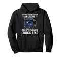 Awesome Truck Driver Dad Trucking Cdl Hoodie - Novelty Apparel for Adults - T-Shirt, Sweatshirt, Hoodie